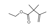 2,2,3-trimethyl-3-butensaeure-aethylester结构式