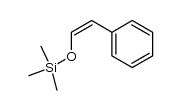 cis-1-phenyl-2-(trimethylsilyloxy)ethylene结构式