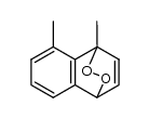 1,8-dimethyl-1,4-dihydronaphthalene-1,4-endoperoxide Structure