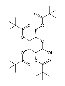 2,3,4,6-trimethylacetyl-D-mannose结构式