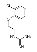 2-[2-(2-chlorophenoxy)ethyl]guanidine结构式
