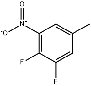 1,2-二氟-5-甲基-3-硝基苯结构式