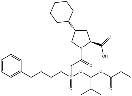 Fosinopril impurity C Structure