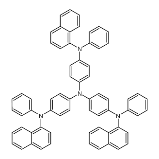 4-N-naphthalen-1-yl-1-N,1-N-bis[4-(N-naphthalen-1-ylanilino)phenyl]-4-N-phenylbenzene-1,4-diamine Structure