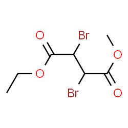 Butanedioic acid, 2,3-dibromo-, ethyl methyl ester (9CI) Structure
