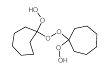Hydroperoxide,1,1'-(dioxydicycloheptylidene)bis- Structure