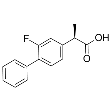 (R)-氟比洛芬(Tarenflurbil)结构式