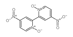 4,4'-二硝基-2,2'-联吡啶-N,N-二氧化物结构式