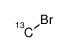 溴甲烷-(13)C结构式