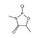 2-chloro-3,5-dimethyl-1,3,2-oxazaphospholidin-4-one Structure