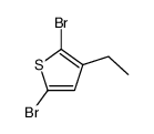 2,5-Dibromo-3-ethylthiophene Structure