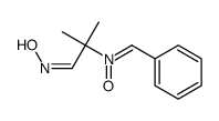 N-[(1E)-1-hydroxyimino-2-methylpropan-2-yl]-1-phenylmethanimine oxide结构式