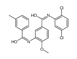N-(2,5-dichlorophenyl)-4-methoxy-3-[(3-methylbenzoyl)amino]benzamide Structure