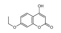 7-ethoxy-4-hydroxychromen-2-one Structure