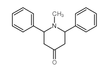 1-methyl-2,6-diphenylpiperidin-4-one Structure
