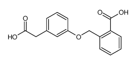 3-(2-carboxybenzyloxy)phenylacetic acid结构式