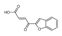 4-(1-benzofuran-2-yl)-4-oxobut-2-enoic acid结构式