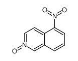 5-nitro-2-oxidoisoquinolin-2-ium Structure