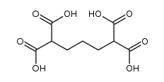 pentane-1,1,5,5-tetracarboxylic acid Structure