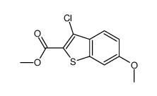 methyl 3-chloro-6-methoxy-1-benzothiophene-2-carboxylate Structure