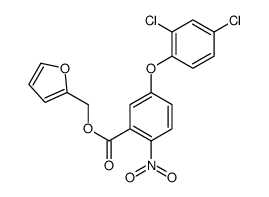 furan-2-ylmethyl 5-(2,4-dichlorophenoxy)-2-nitrobenzoate结构式