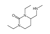 1,3-diethyl-4-(methylaminomethyl)-1,3-diazinan-2-one Structure