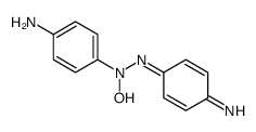 N-(4-aminophenyl)-N-[(4-iminocyclohexa-2,5-dien-1-ylidene)amino]hydroxylamine结构式