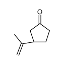 (3R)-3-prop-1-en-2-ylcyclopentan-1-one Structure