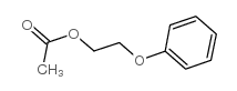 Acetic acid 2-phenoxyethyl ester Structure
