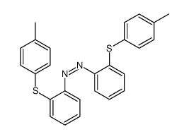 bis[2-(4-methylphenyl)sulfanylphenyl]diazene Structure