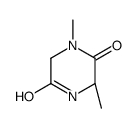 2,5-Piperazinedione,1,3-dimethyl-,(S)-(9CI) Structure