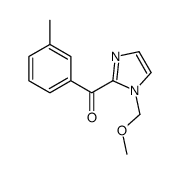 [1-(methoxymethyl)imidazol-2-yl]-(3-methylphenyl)methanone结构式