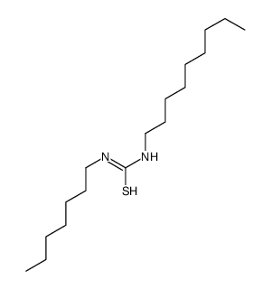 1-heptyl-3-nonylthiourea Structure