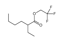 2,2,2-trifluoroethyl 2-ethylhexanoate结构式