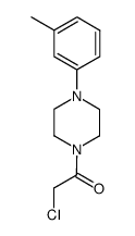 2-oxo-2-[4-(m-tolyl)piperazin-1-yl]ethyl chloride Structure