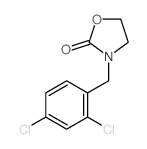 3-[(2,4-dichlorophenyl)methyl]oxazolidin-2-one Structure
