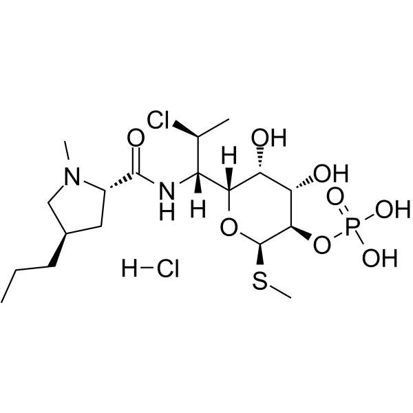 Clindamycin phosphate hydrochloride Structure