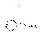 2-(吡啶-4-基)乙胺盐酸盐结构式