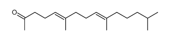 6,10,14-trimethyl-5,9-pentadecadien-2-one结构式