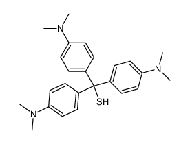 tris-(4-dimethylamino-phenyl)-methanethiol结构式