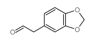 1,3-Benzodioxole-5-acetaldehyde Structure