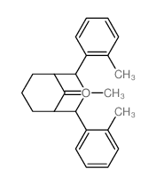7-methyl-6,8-bis(2-methylphenyl)-7-azabicyclo[3.3.1]nonan-9-one structure