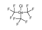 Tris(trifluoromethyl)chlorogermane Structure