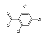 2,4-dichlorobenzoic acid potassium salt结构式