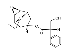 (-)-N-Ethylnorscopolamin结构式