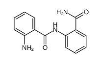 N-anthraniloyl-anthranilic acid amide结构式