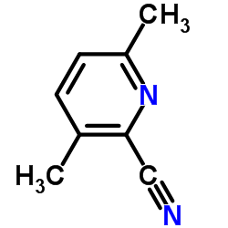 3,6-二甲基吡啶-2-甲腈结构式