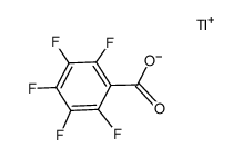 thallium(I) pentafluorobenzoate Structure