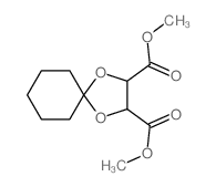 dimethyl 1,4-dioxaspiro[4.5]decane-2,3-dicarboxylate结构式