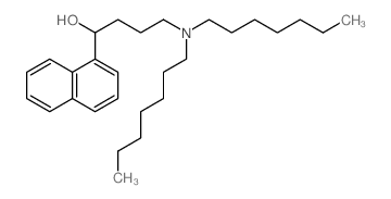 1-Naphthalenemethanol, a-[3-(diheptylamino)propyl]-结构式